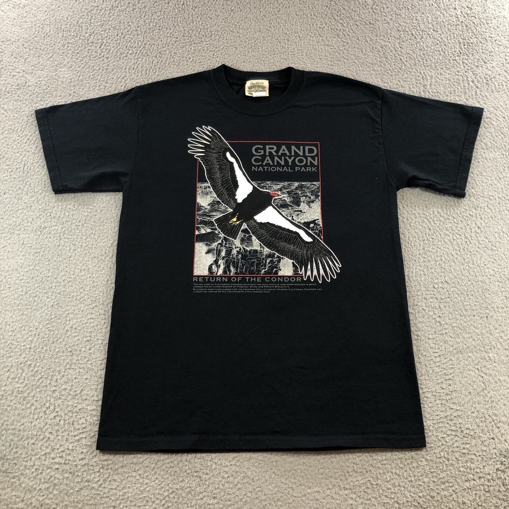 Fred Hardy Trading Company grand canyon t shirt Men's M Black